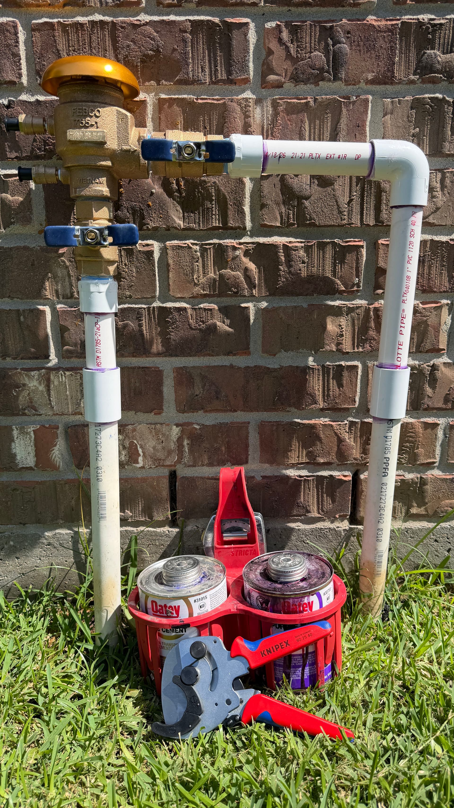 Gallery photos for Leaking PVB Backflow Preventer Gets a Full 1-Inch Assembly Replacement: Image #1