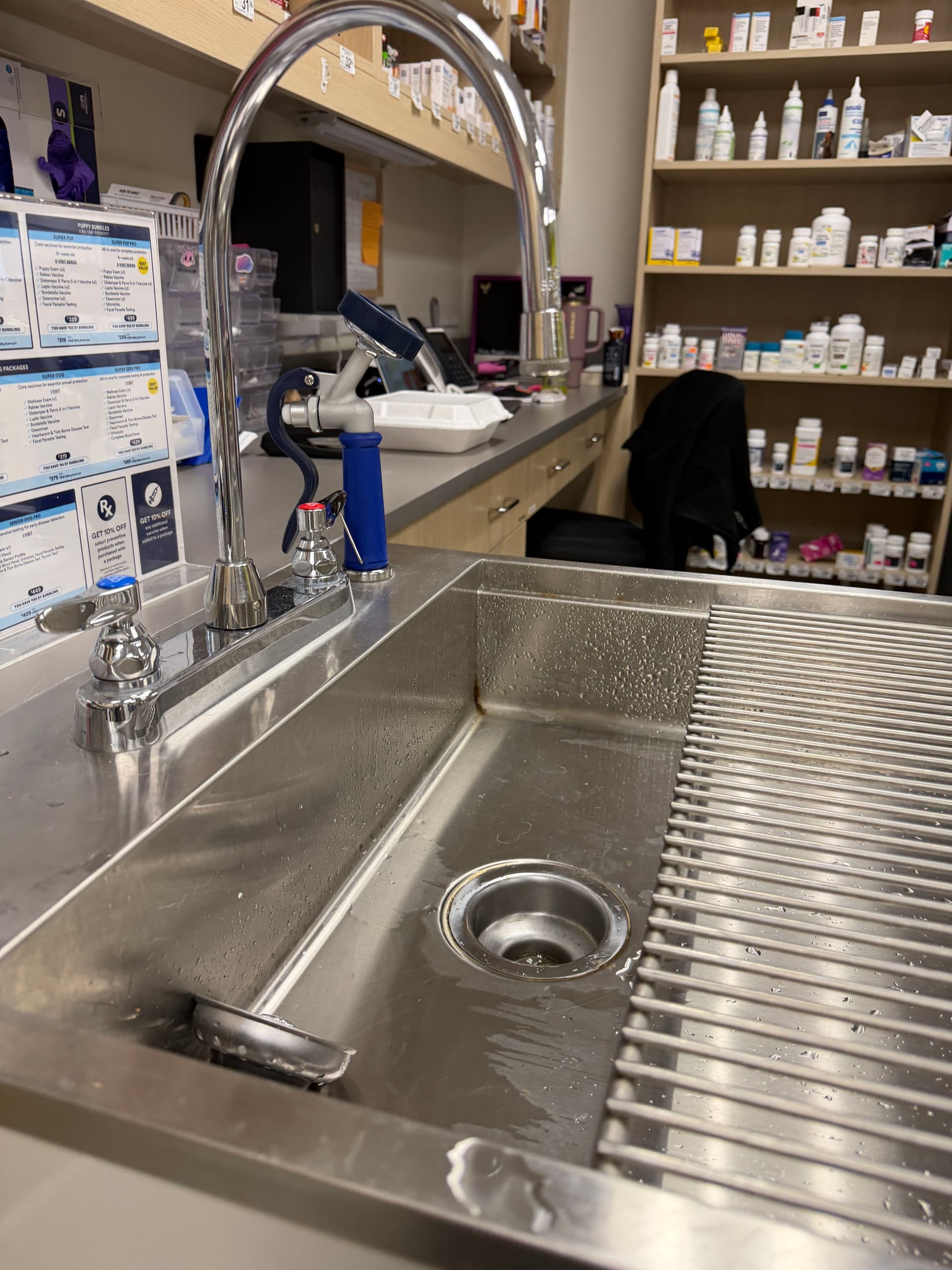 Gallery photos for Commercial Wash Table Drain Cleared and Repiped the Right Way: Image #3