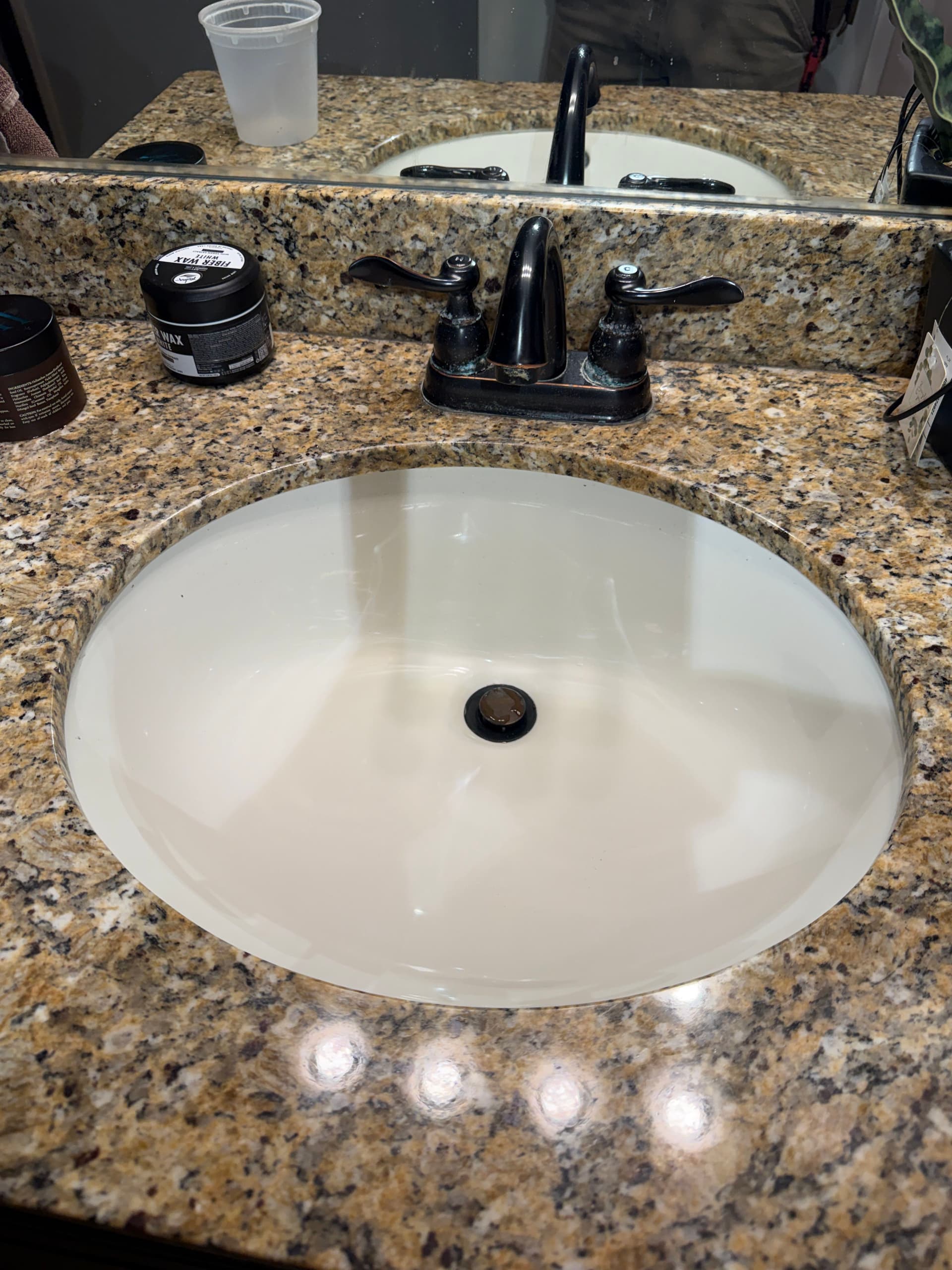 Gallery photos for Overflowing Bathroom Sink Fixed After A/C Drain Blockage: Image #2