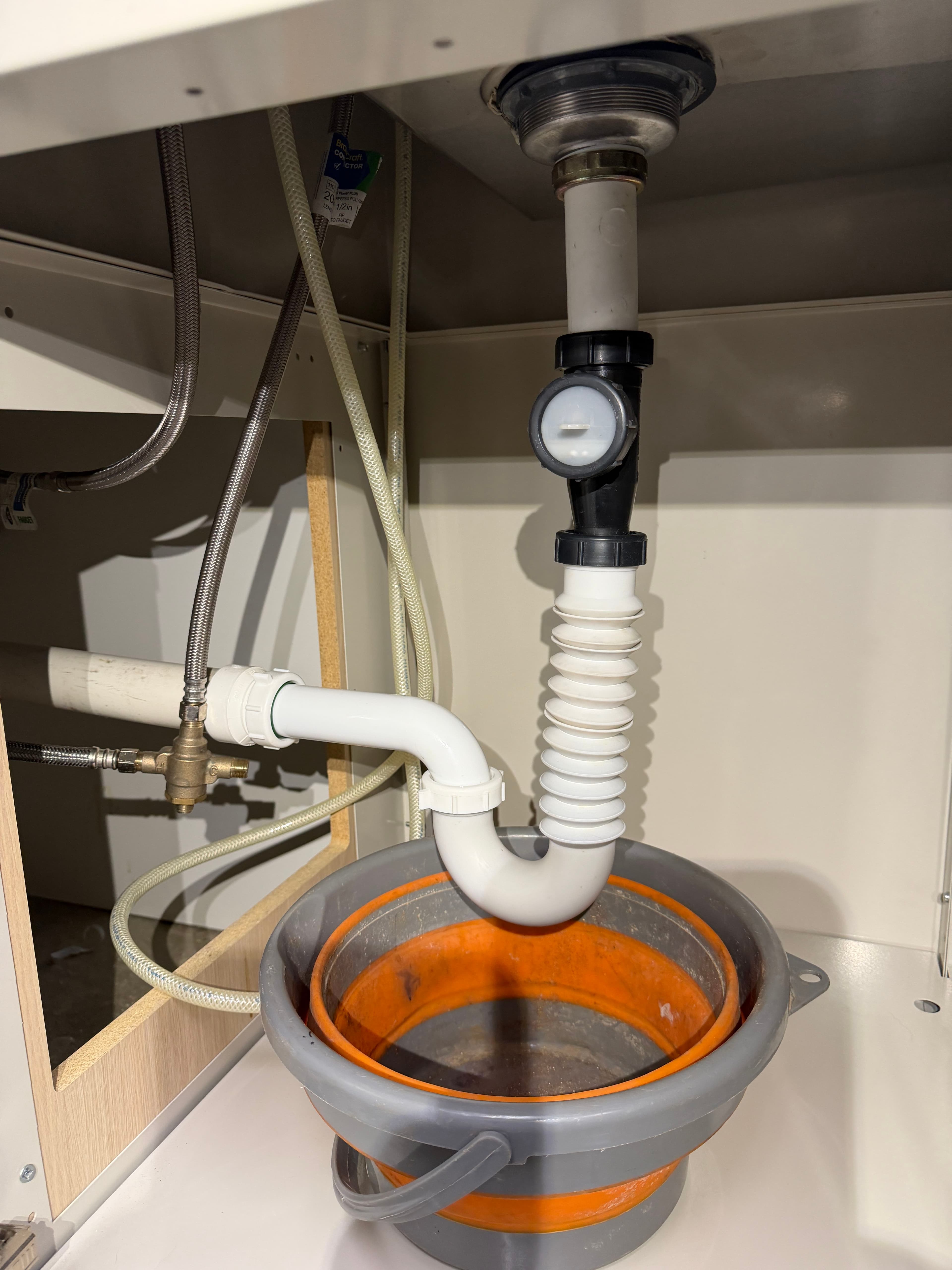 Project Commercial Wash Table Drain Cleared and Repiped the Right Way image