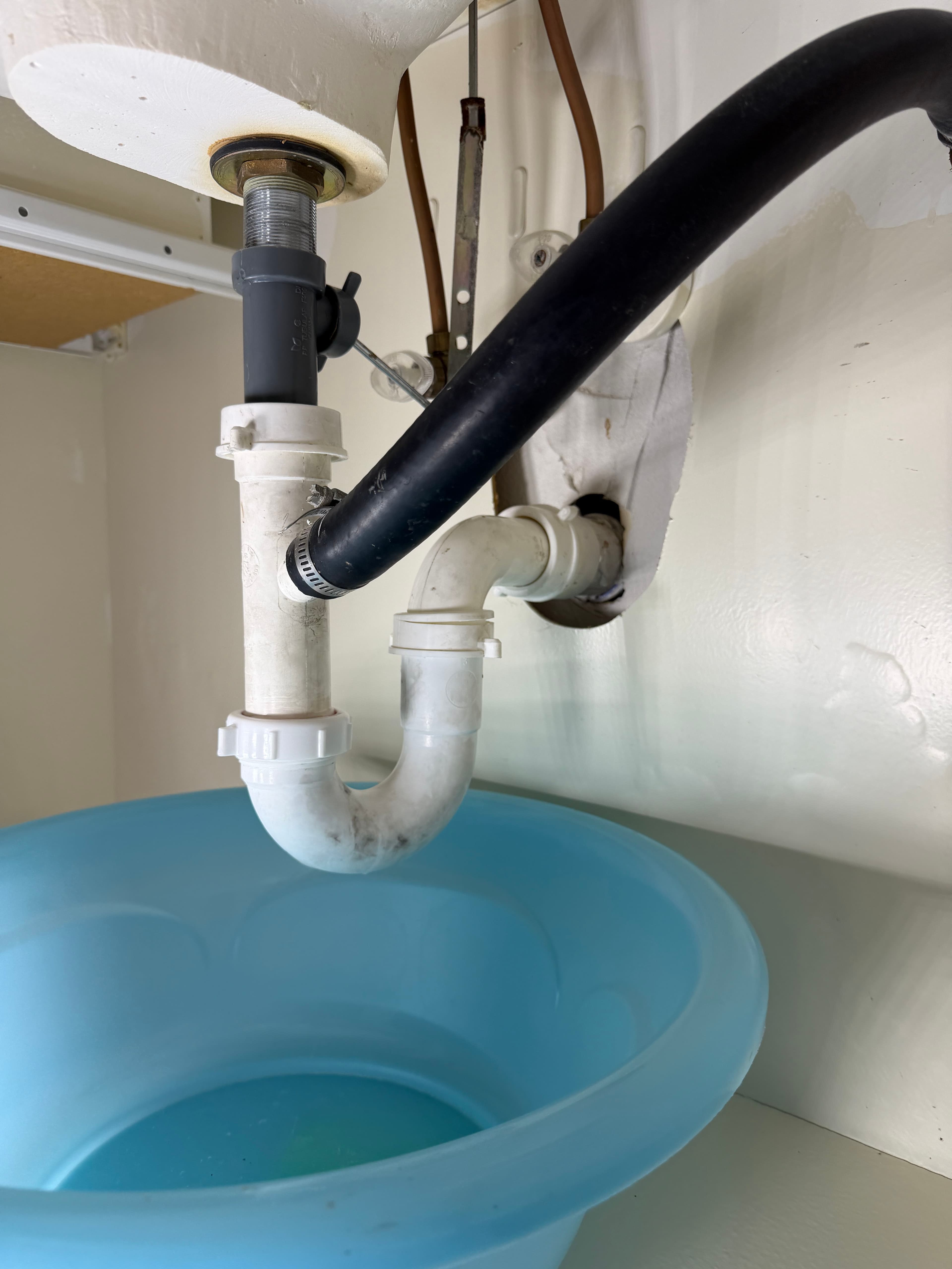 Project Leaky Sink Drain Fixed - Bad P-Trap and Worn Seals Replaced image